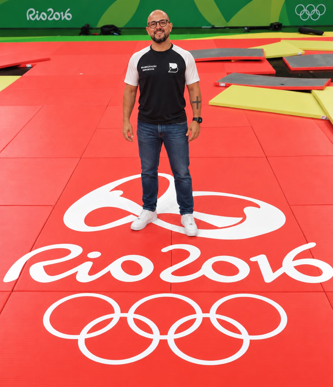 Bernardo no tatame dos Jogos Rio 2016